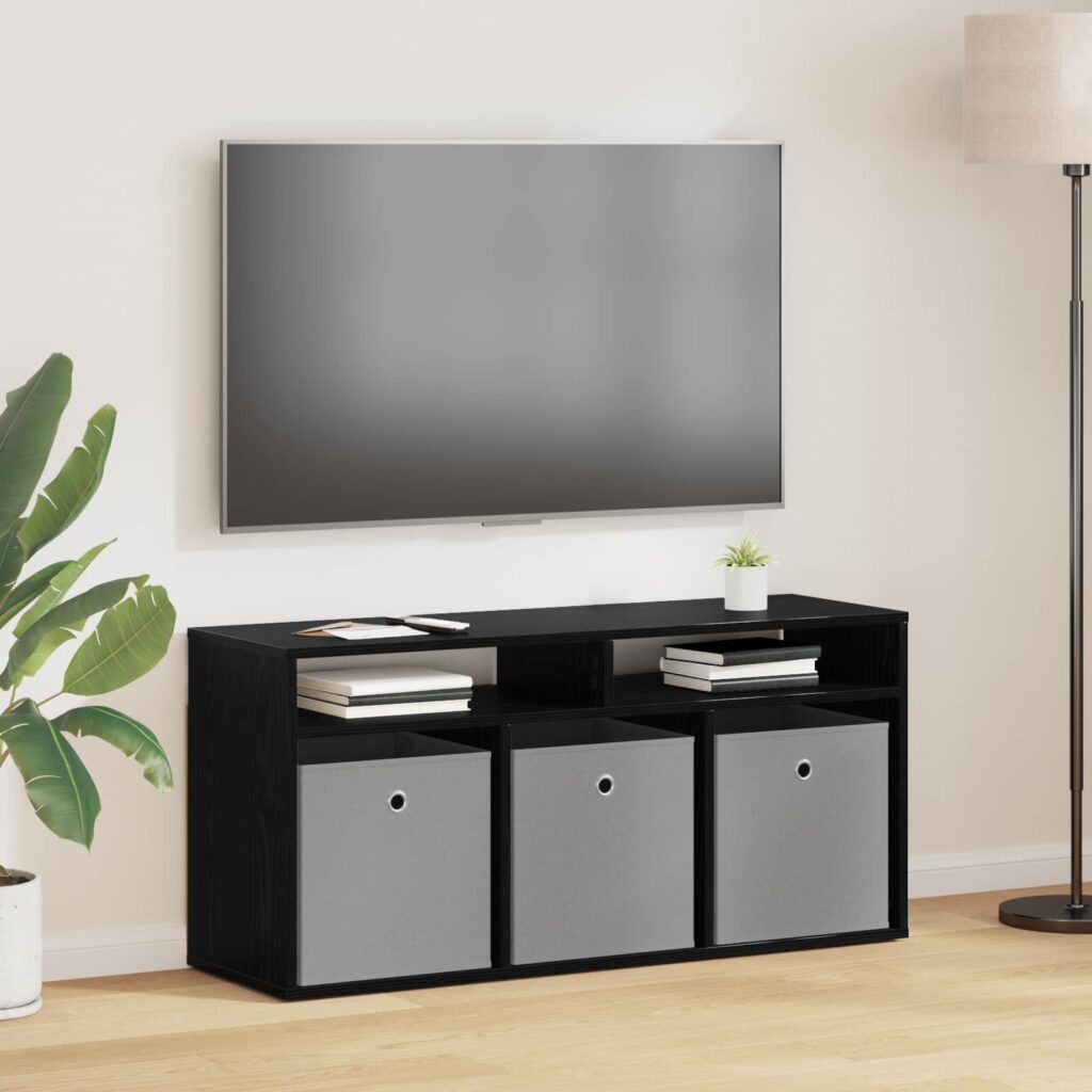 Matala pöytä laatikon kanssa Musta tammi. 102 x 32 x 48,5 cm