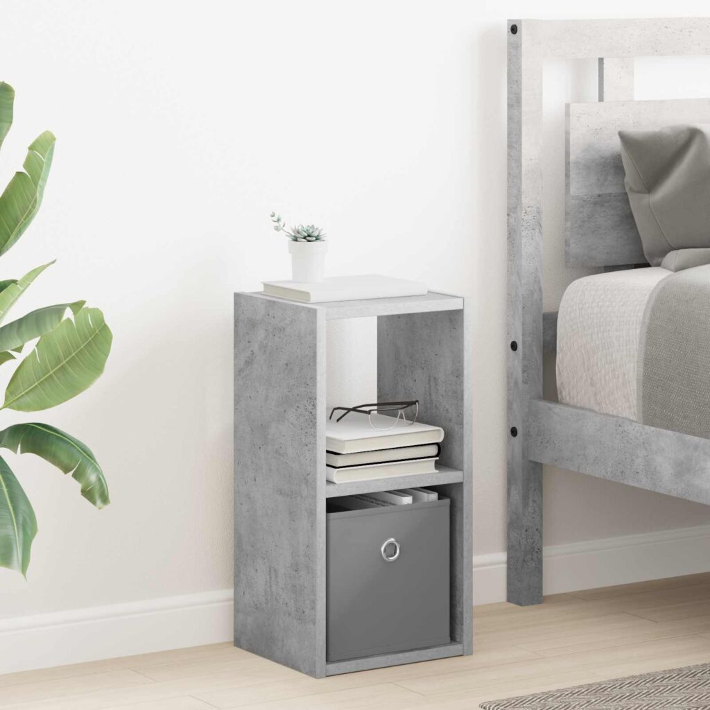 Yöpöytä Betoni Harmaa 25,5 x 22 x 49,5 cm Tekninen puu