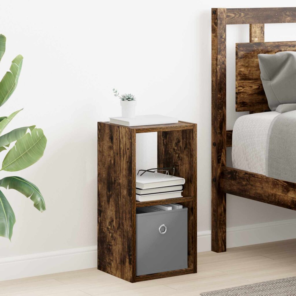 Yöpöytä Savupähkinä 25,5 x 22 x 49,5 cm Tekninen puu