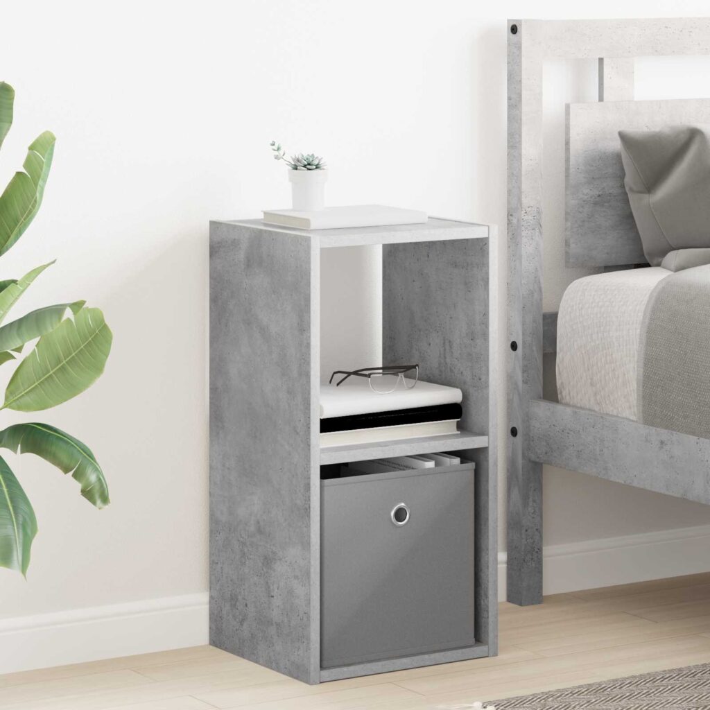 Yöpöytä Betoni Harmaa 30,5 x 27 x 59,5 cm Tekninen puu