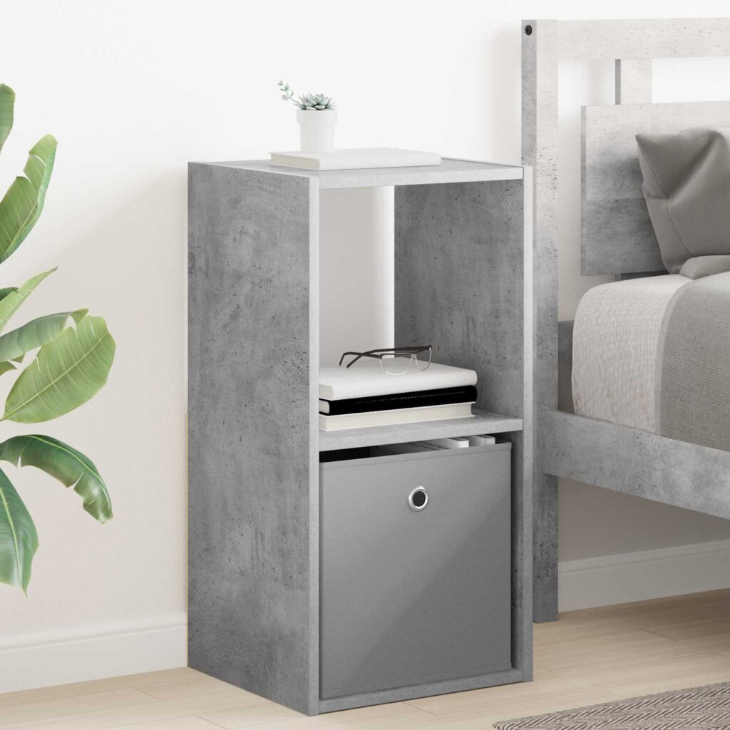 Yöpöytä Betoni Harmaa 35 x 32 x 68,5 cm Tekninen puu