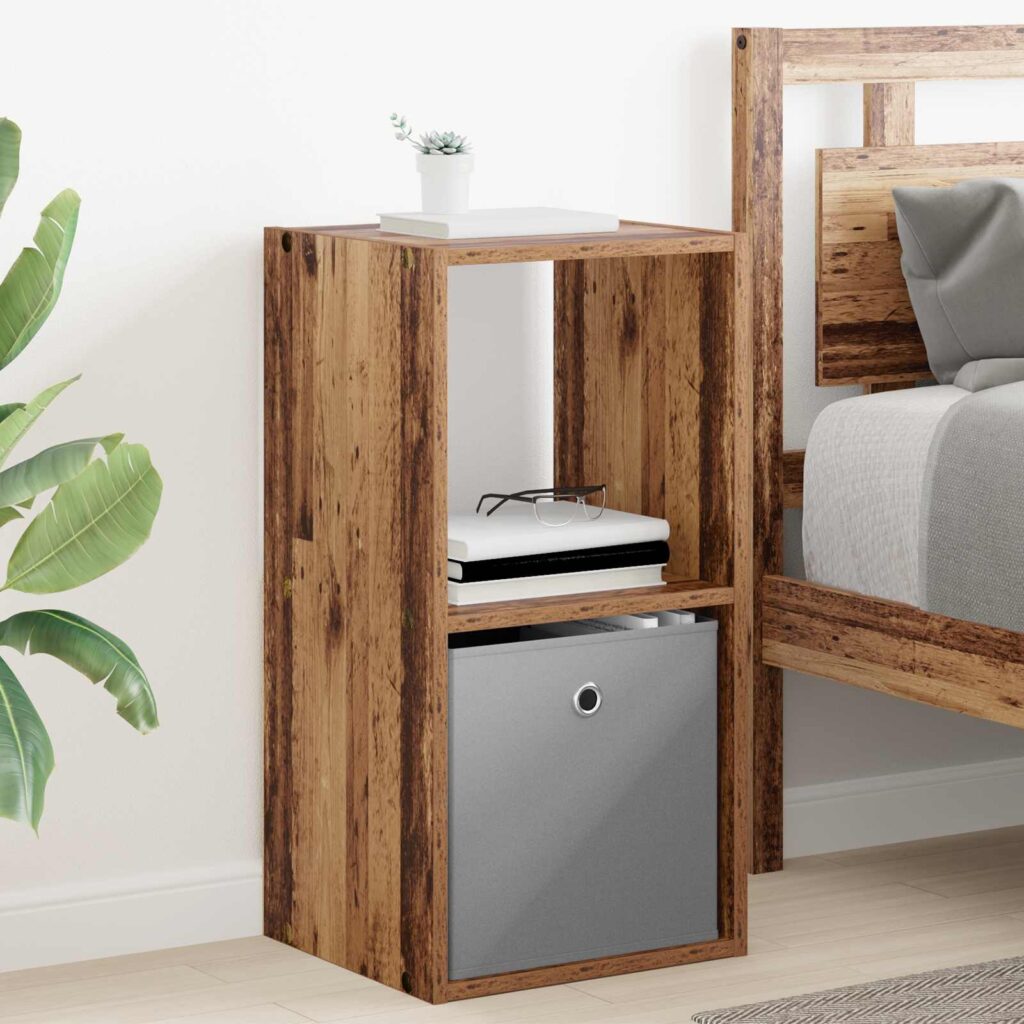 Yöpöytä Vanha puu 35 x 32 x 68,5 cm Tekninen puu