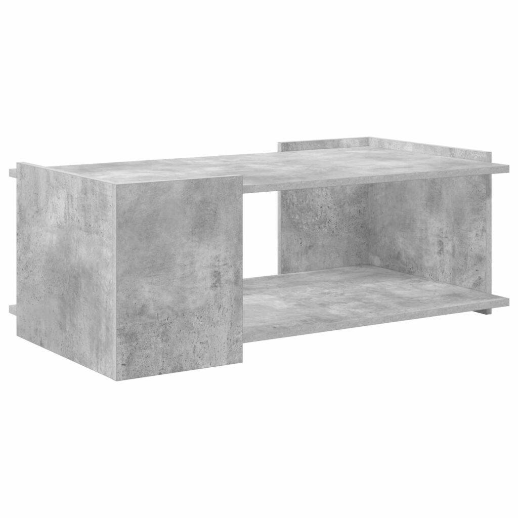 Sohvapöytä Betoninharmaa 90 x 50 x 33 cm Tekninen puu