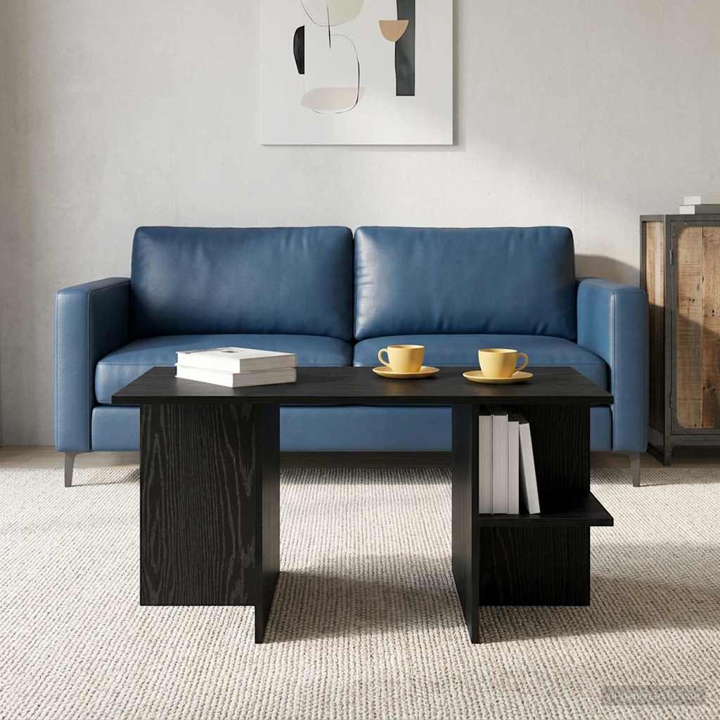 Sohvapöytä Musta tammi 87 x 50 x 45 cm Käsitelty puu