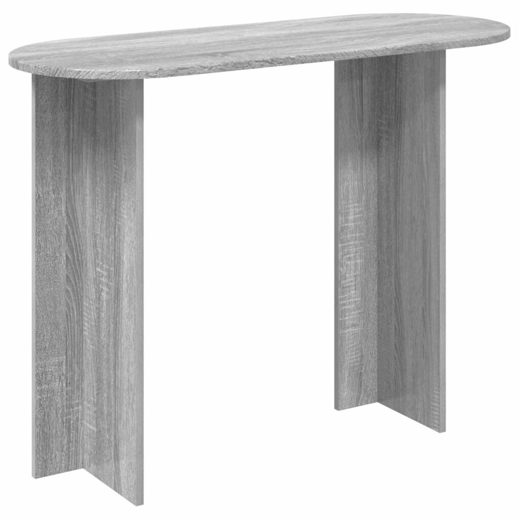 Konsolipöytä Harmaa sonoma 100 x 39,5 x 75 cm Tekninen puu