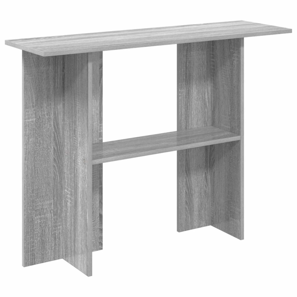 Konsolipöytä Harmaa sonoma 100 x 30 x 75 cm Tekninen puu