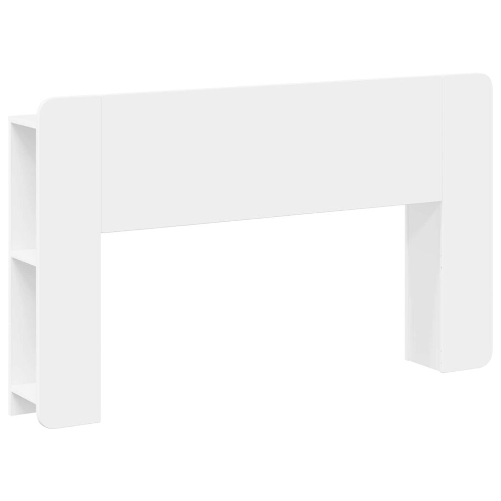 Päätykaappi Valkoinen 135 x 18,5 x 80 cm Käsitelty puu