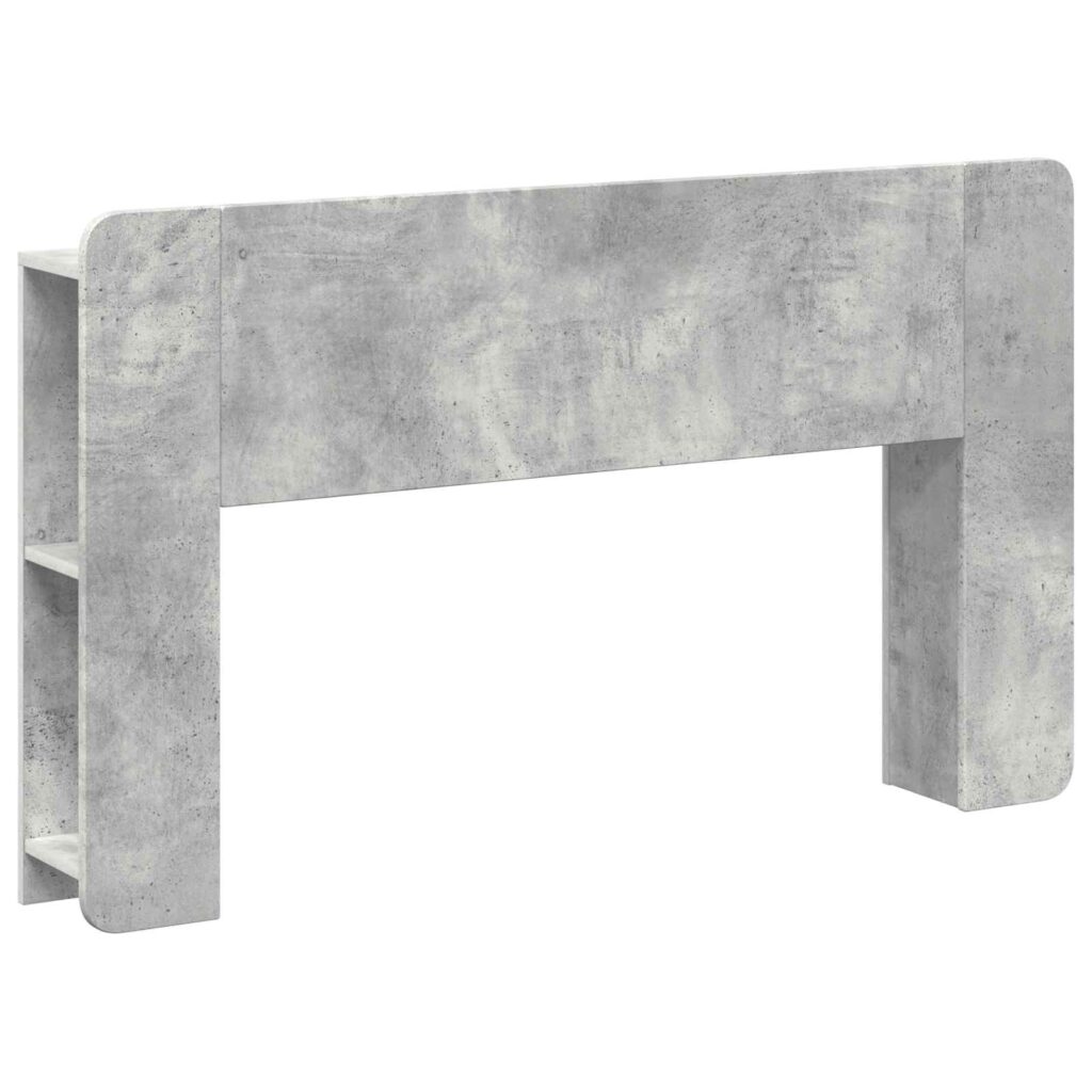 Päätykaappi säilytystilassa Betoninharmaa Tekninen puu