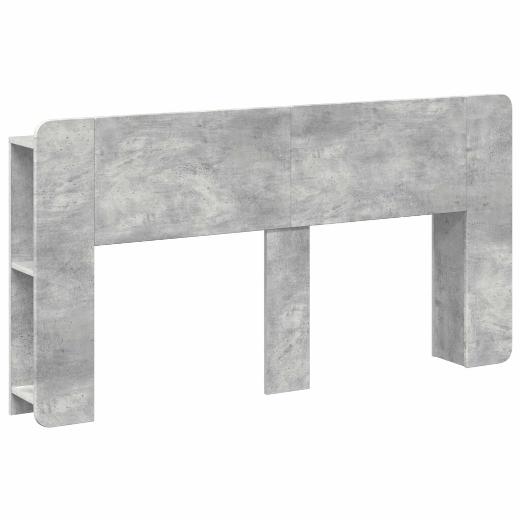 Päätykaappi säilytystilassa Betoninharmaa Tekninen puu