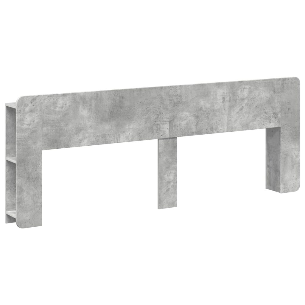 Päätykaappi säilytystilassa Betoninharmaa Tekninen puu