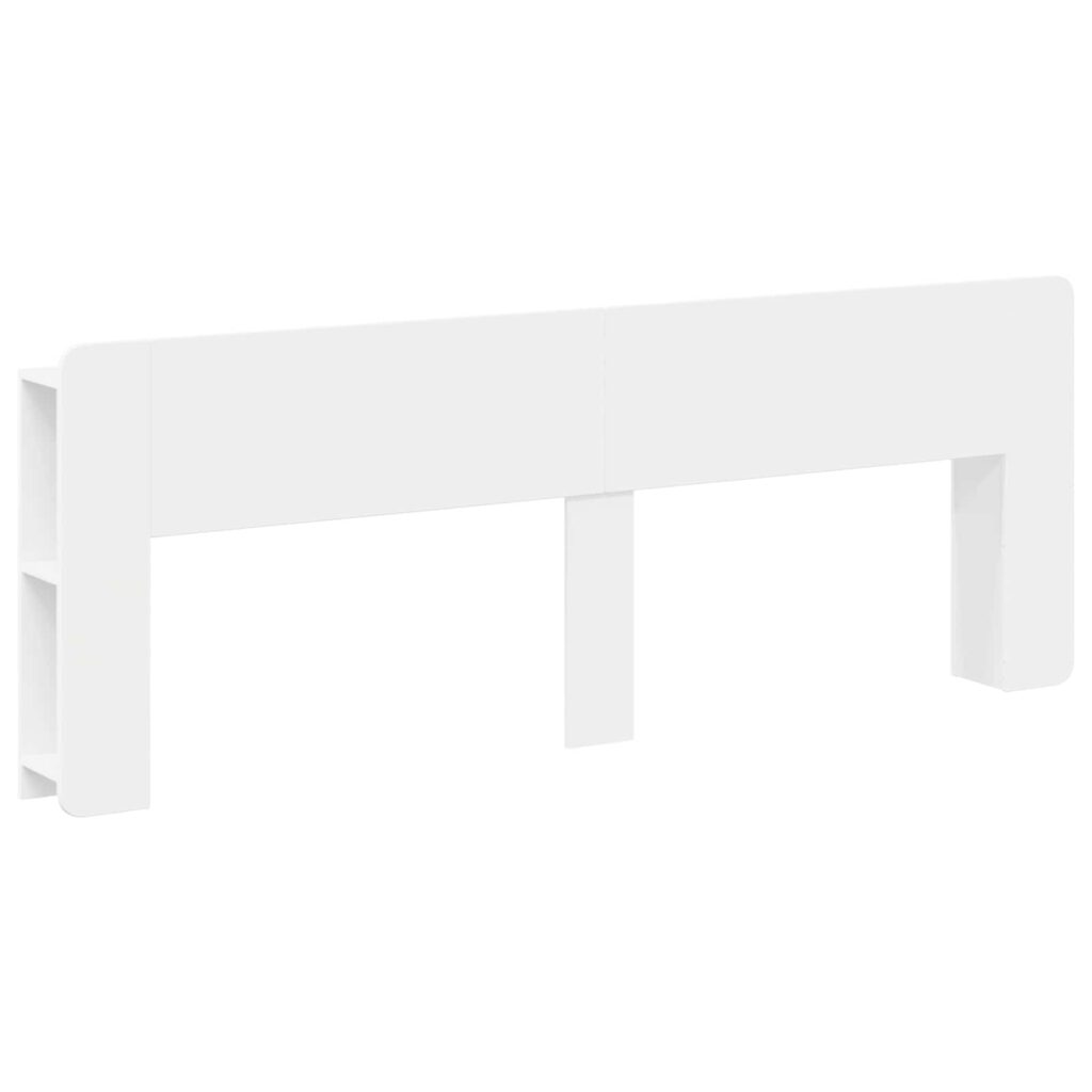 Päätykaappi säilytystilassa valkoinen Tekninen puu