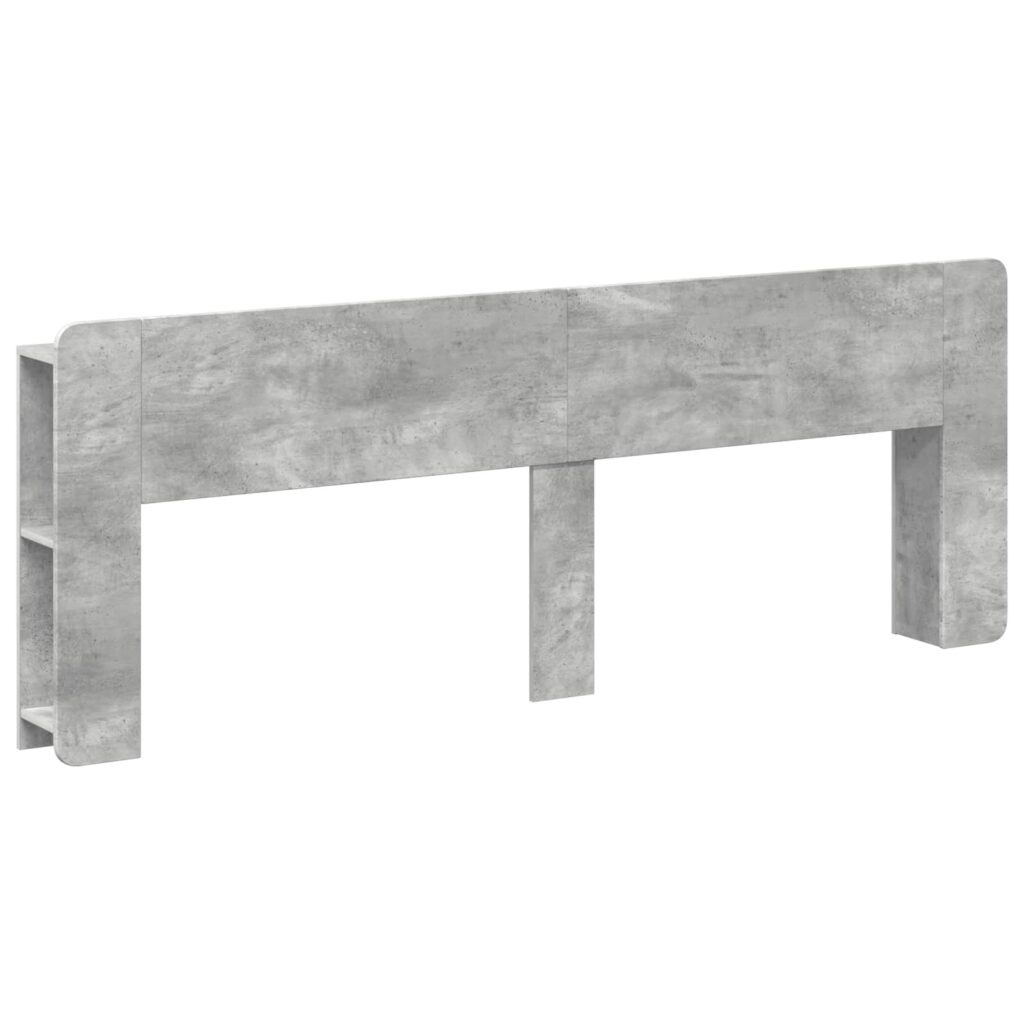 Päätykaappi säilytystilassa Betoninharmaa Tekninen puu