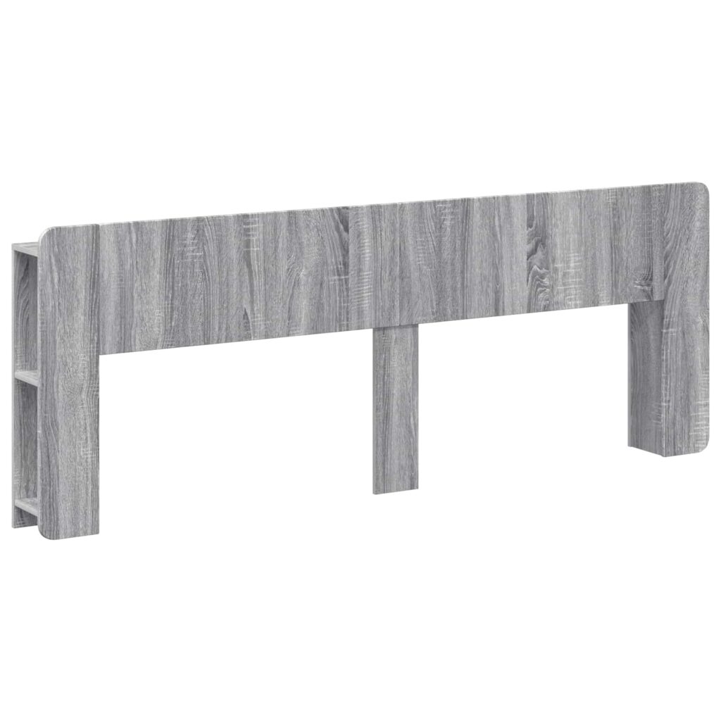 Päätykaappi säilytystilassa Harmaa sonoma Tekninen puu