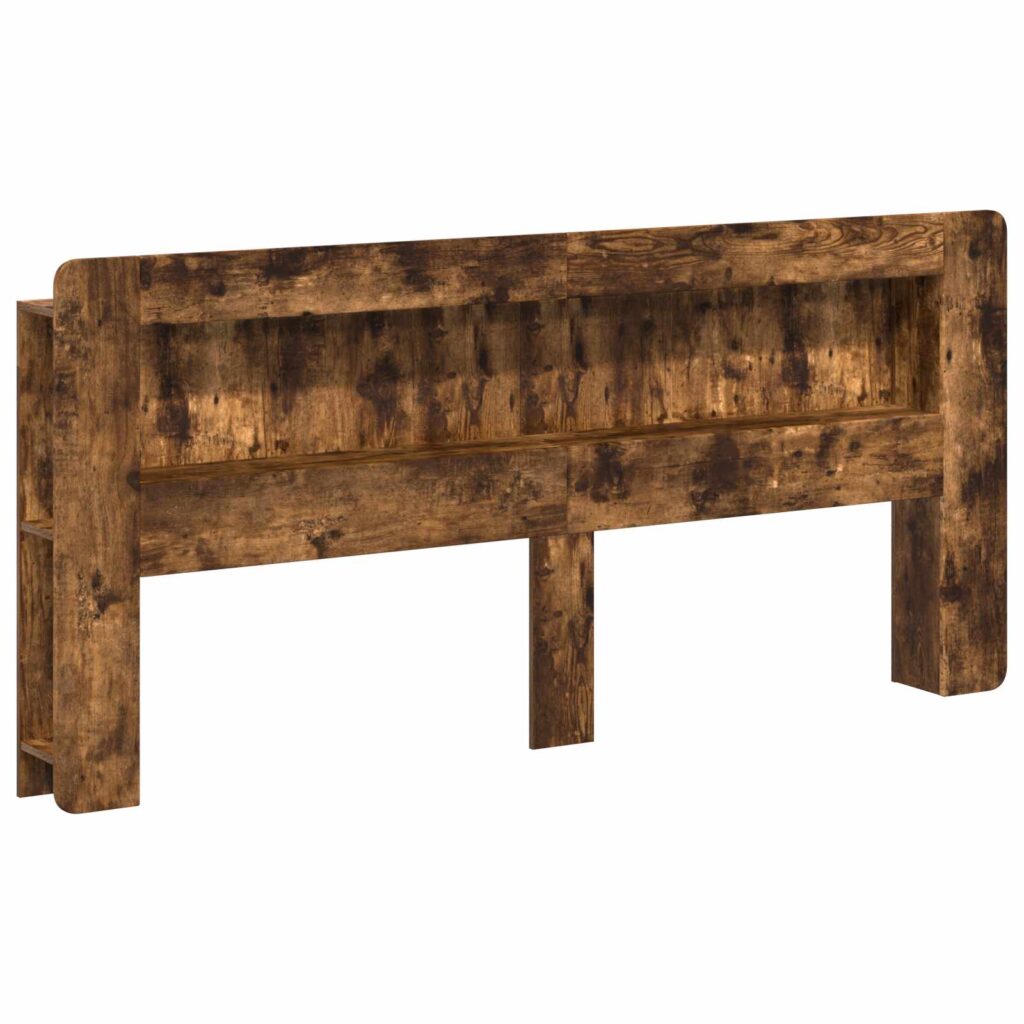 Päätykaappi Savustettu Tammi 215 x 18,5 x 100 cm Käsitelty puu