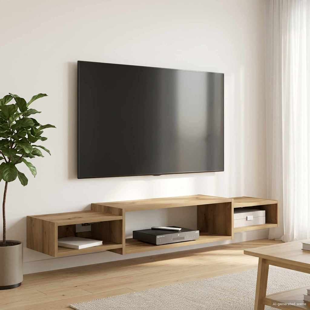 Seinälle kiinnitettävä TV-kaapisto Seinäkiinnitettävä