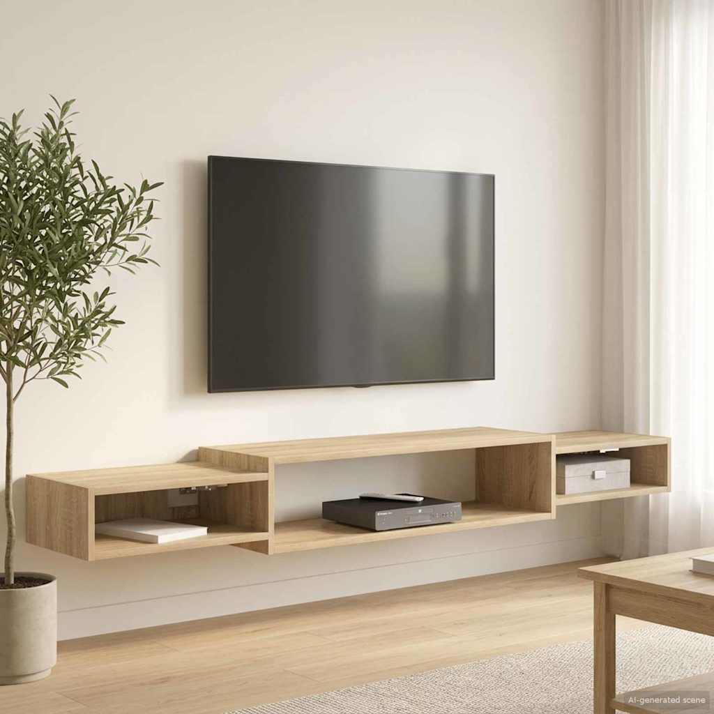 Seinälle kiinnitettävä TV-kaapisto Seinäkiinnitettävä