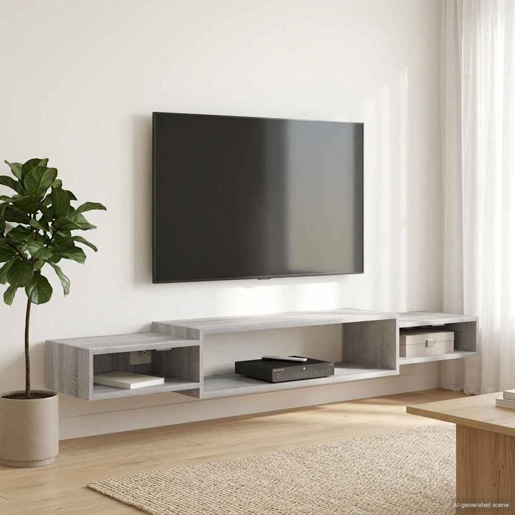 Seinälle kiinnitettävä TV-kaapisto Seinäkiinnitettävä