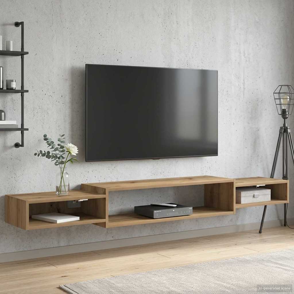 Seinälle kiinnitettävä TV-kaapisto Seinäkiinnitettävä