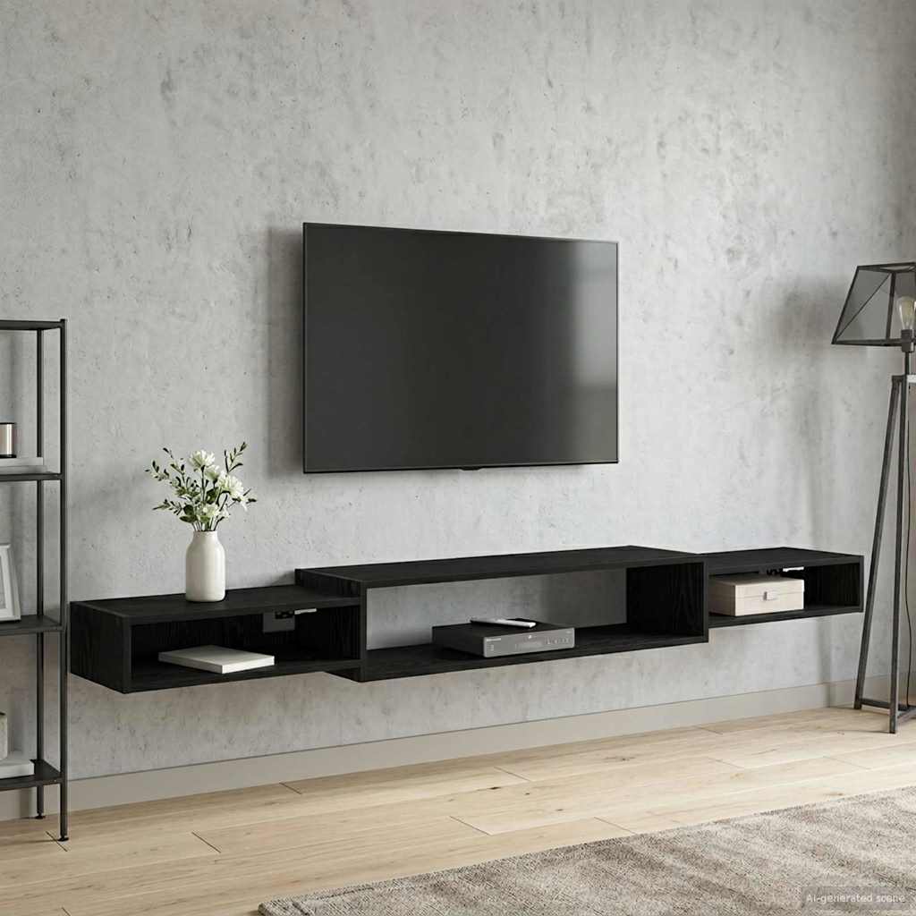 Seinälle kiinnitettävä TV-kaapisto Seinäkiinnitettävä