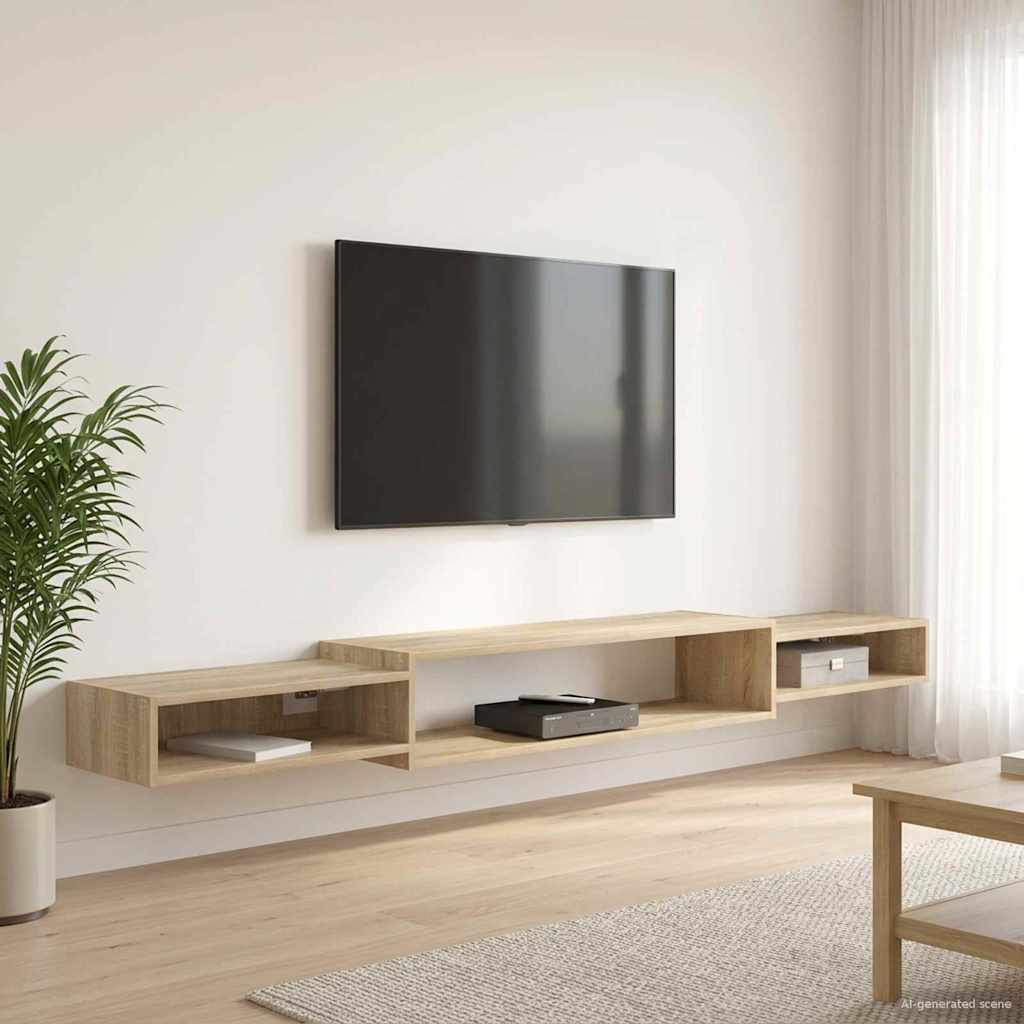 Seinälle kiinnitettävä TV-kaapisto Seinäkiinnitettävä