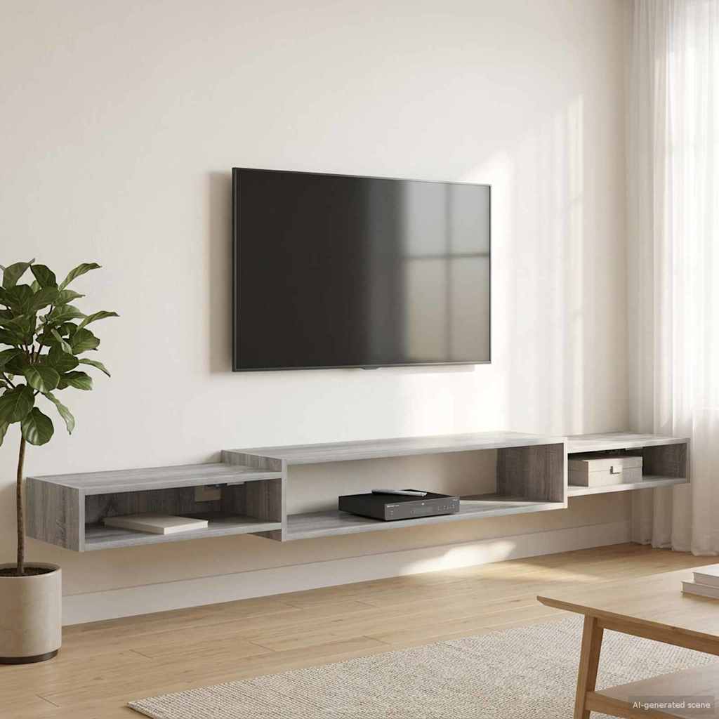 Seinälle kiinnitettävä TV-kaapisto Seinäkiinnitettävä