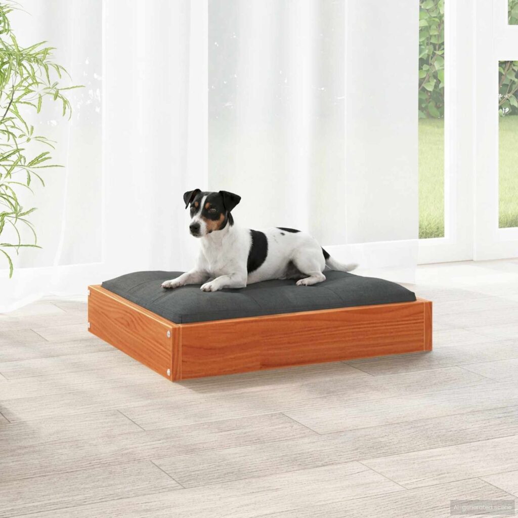 Koiran Peti Vaha ruskea 51,5 x 44 x 9 cm Massiivinen mänty