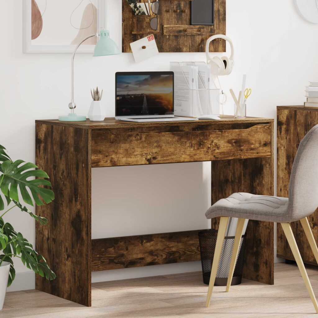 Pöytä laatikolla Savustettu Tammi 100 x 50 x 78 cm