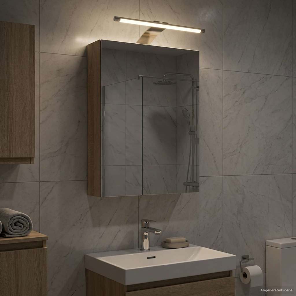 Kylpyhuoneen Peilikaappi ovella Sonoman tammi 30 x 10,5 x 50 cm