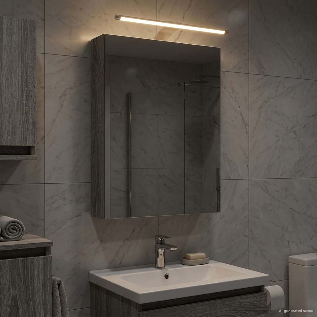 Kylpyhuoneen Peilikaappi Harmaa Sonoma 40 x 10,5 x 60,5 cm