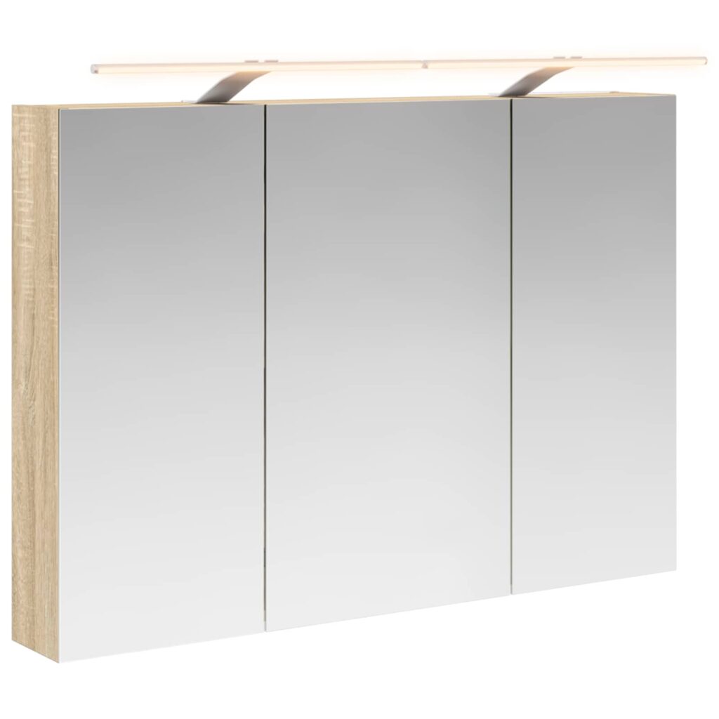 Kylpyhuoneen Peilikaappi Sonoman tammi 100 x 14,5 x 70 cm