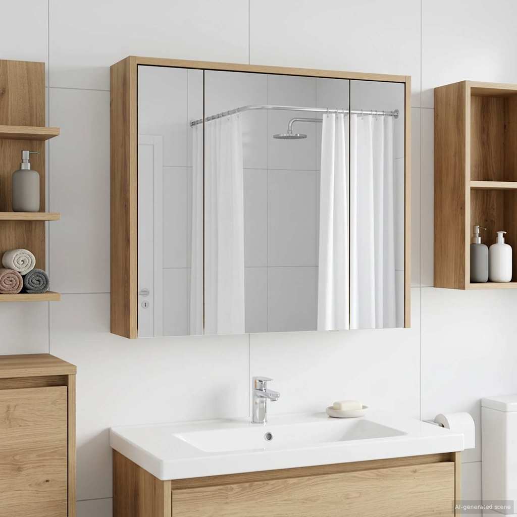 Kylpyhuoneen Peilikaappi Taidekoivu 73,5 x 16 x 62,5 cm