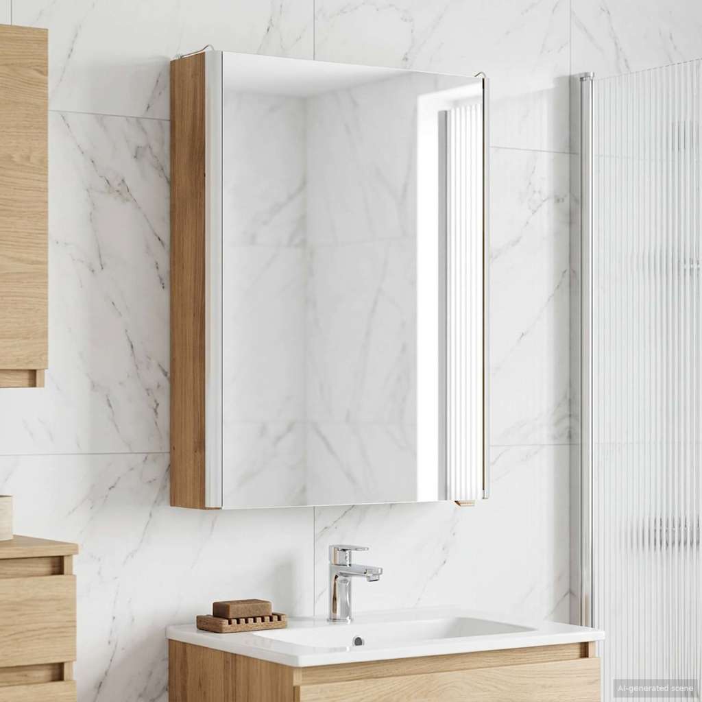 Kylpyhuoneen Peilikaappi Taidekoivu 43 x 11,5 x 60,5 cm