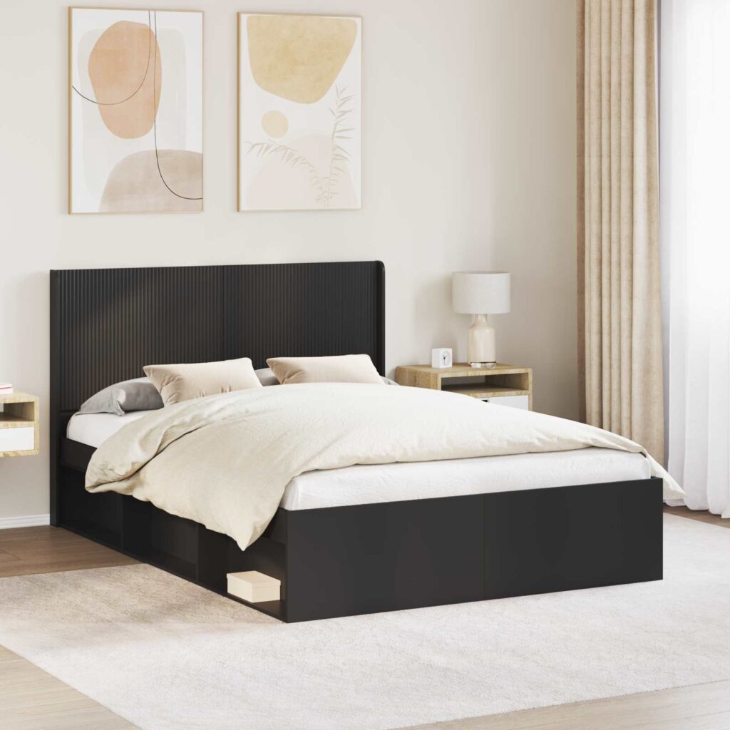 Päätylevy Musta Tekninen puu