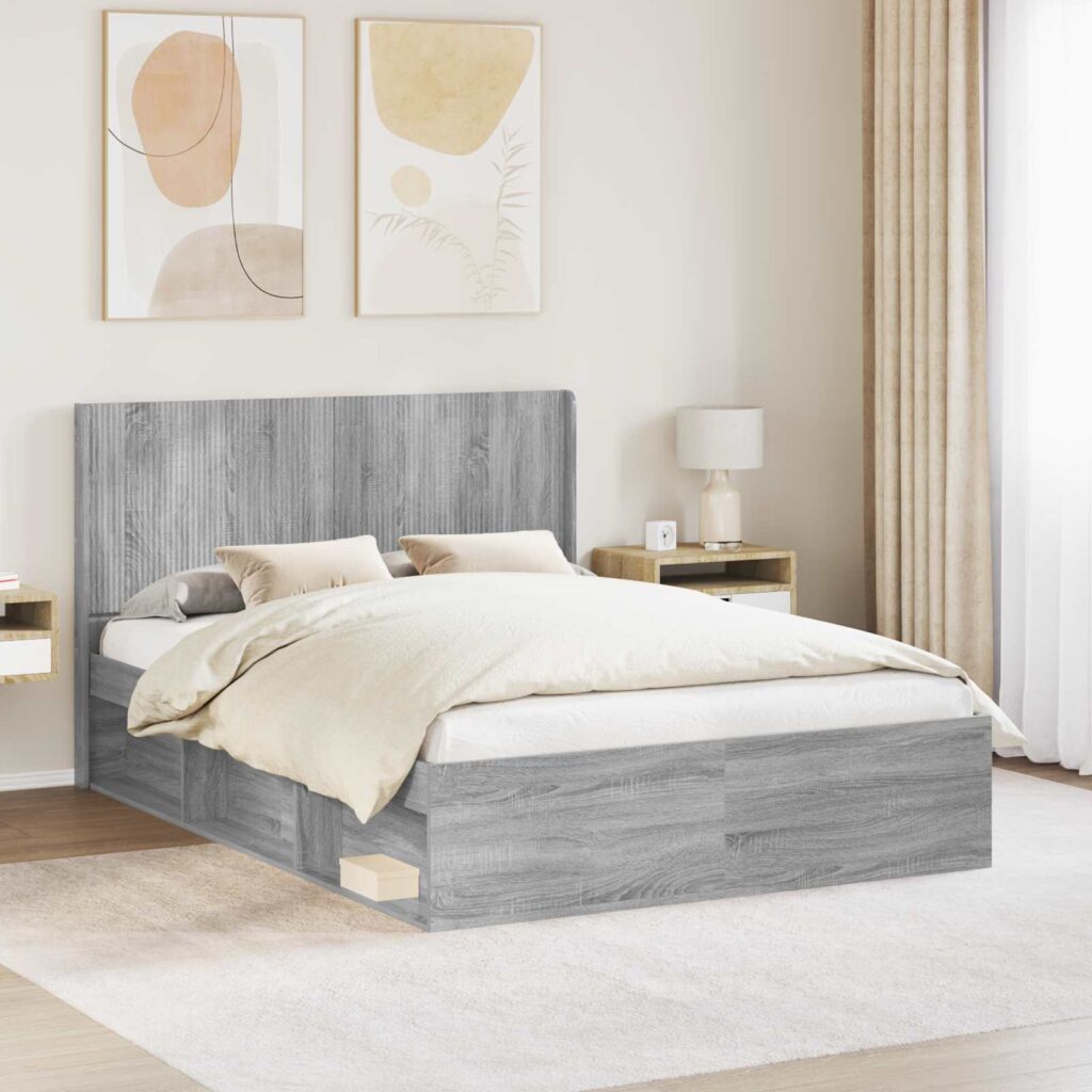 Päätylevy Harmaa sonoma Tekninen puu