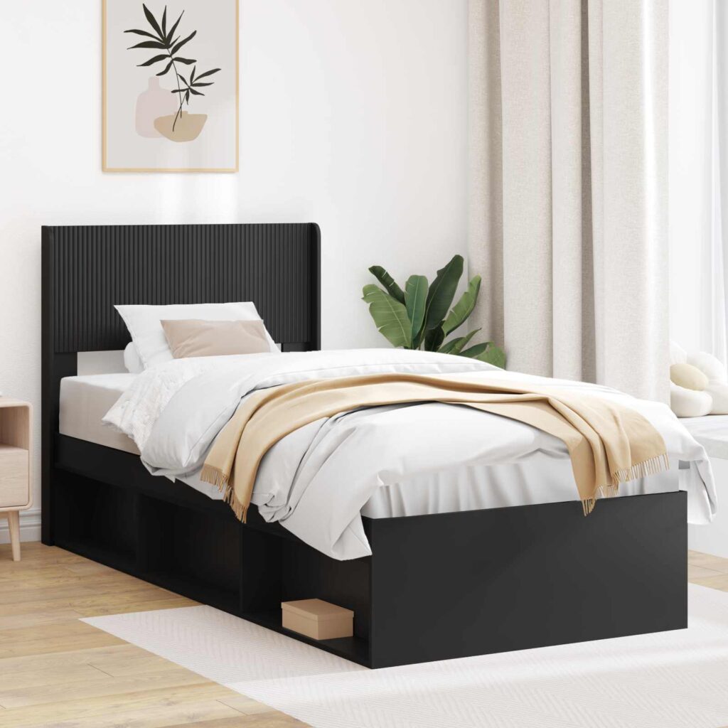 Päätylevy Musta Tekninen puu