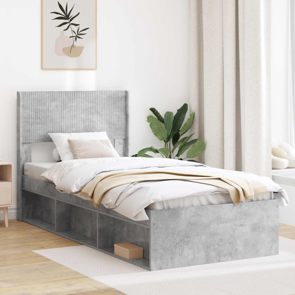 Päätylevy Betoninharmaa Tekninen puu