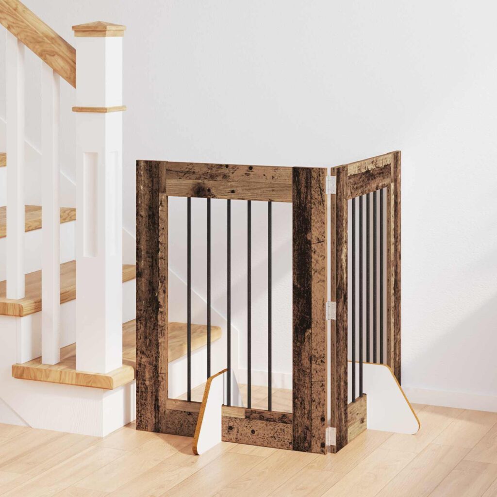 Koiraportti jaloilla 2 pcs Vanha puu 60 x 80 cm Tekninen puu