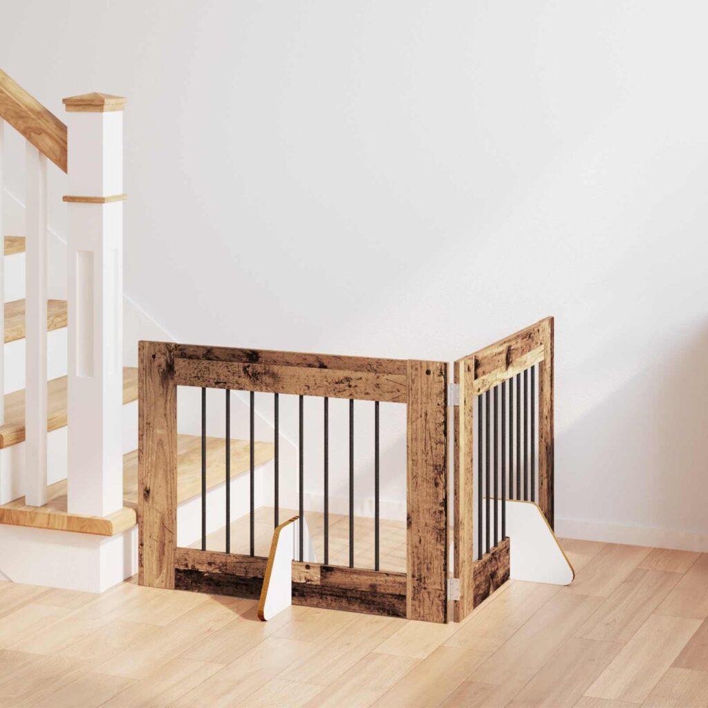 Koiraportti jaloilla 2 pcs Vanha puu 80 x 60 cm Tekninen puu