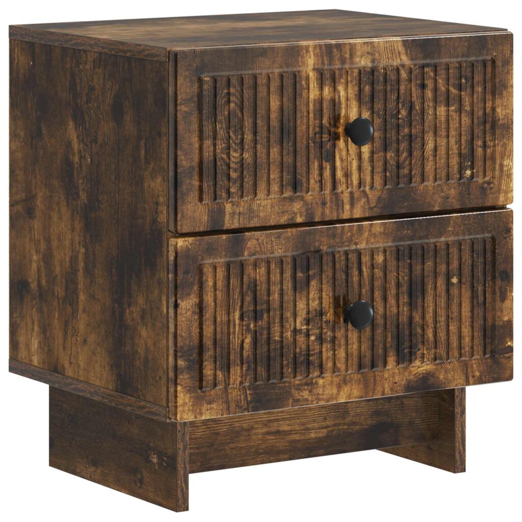 Yöpöytäkaappi Savutammi 43 x 34,5 x 47,5 cm Tekninen puu