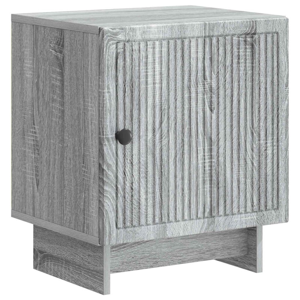 Yöpöytäkaappi Harmaa sonoma 43 x 34,5 x 50 cm Tekninen puu