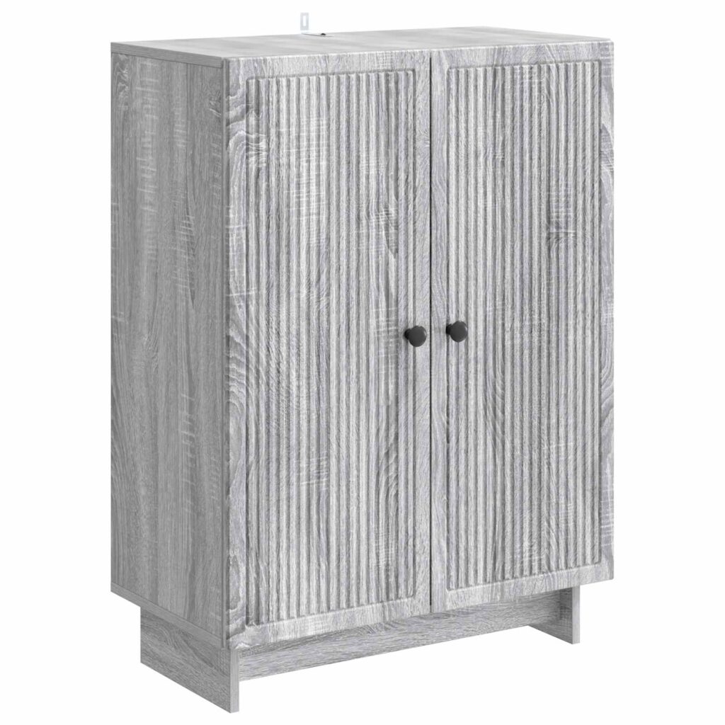 Sivupöytä Harmaa sonoma 66 x 34,5 x 90 cm Tekninen puu