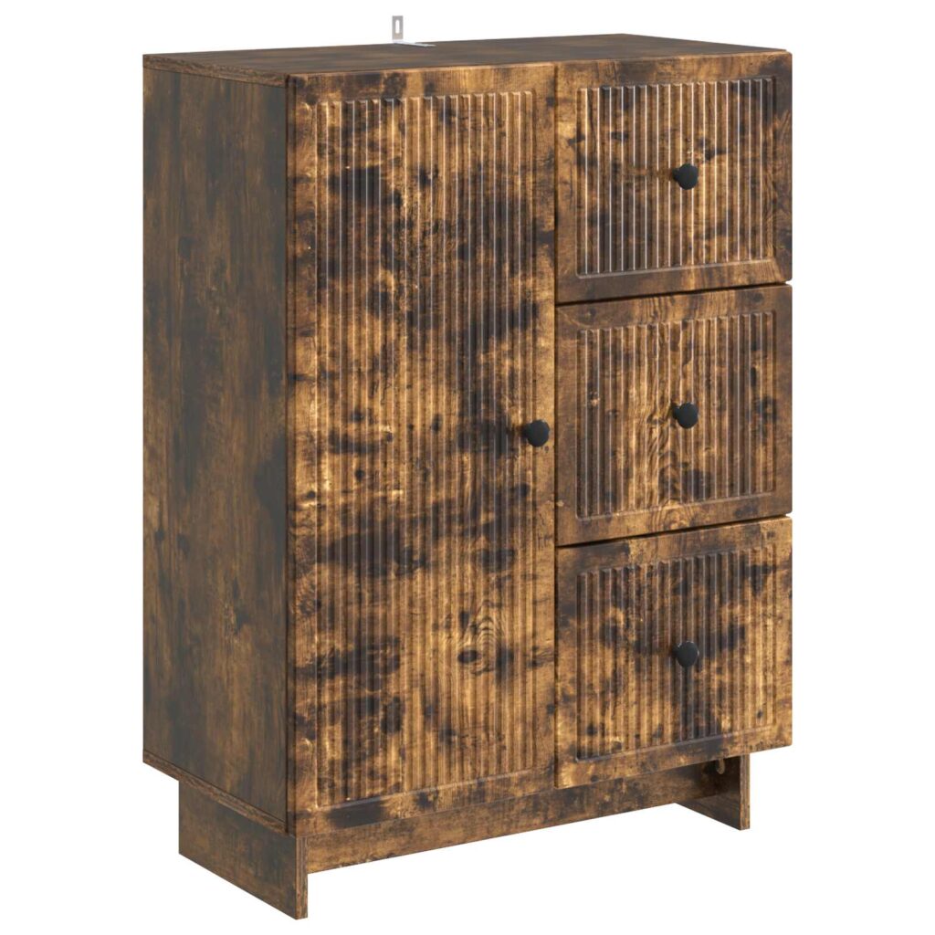 Sivupöytä Savutammi 66 x 34,5 x 90 cm Tekninen puu