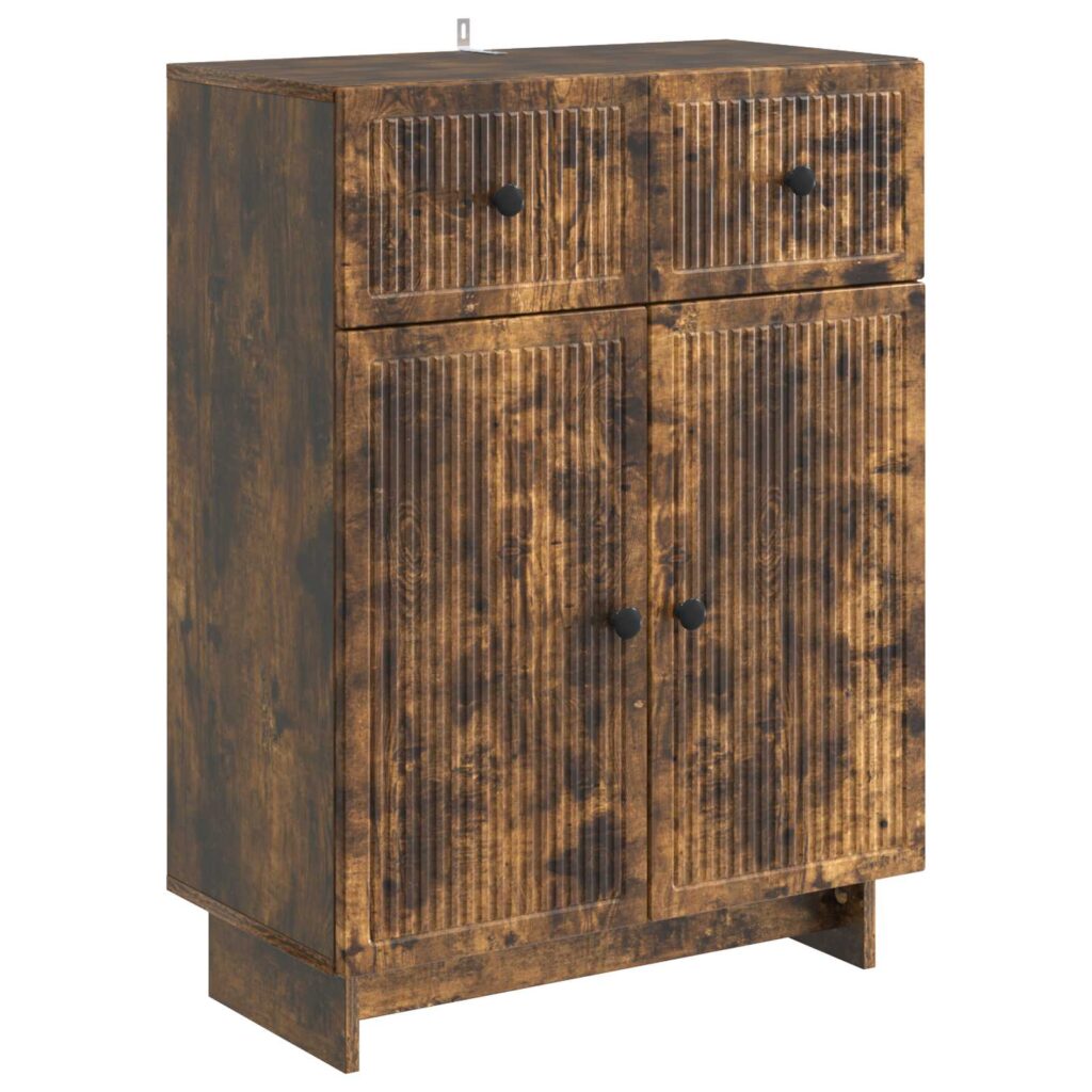 Sivupöytä Savutammi 66 x 34,5 x 90 cm Tekninen puu