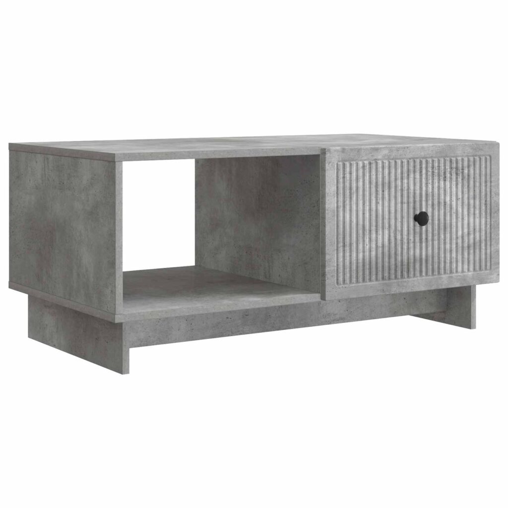 Sohvapöytä Betoninharmaa 90 x 50 x 40 cm Tekninen puu