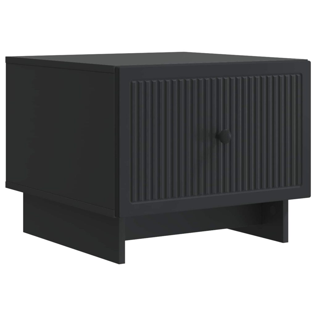 Sohvapöytä laatikon kanssa Musta 49 x 50 x 40 cm Tekninen puu