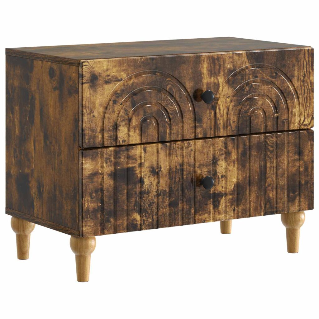 Yöpöytäkaappi Savutammi 62 x 34,5 x 48 cm Tekninen puu