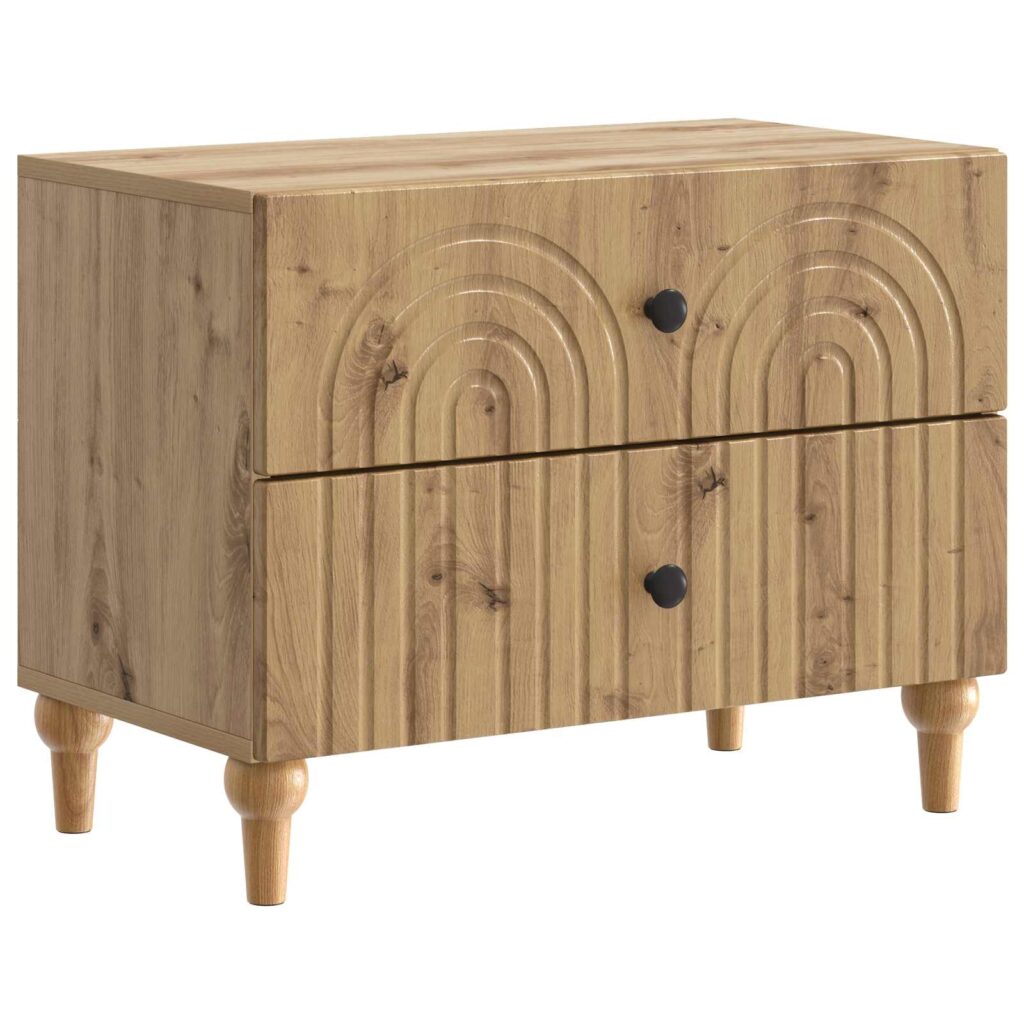 Yöpöytäkaappi Artisaanitammi 62 x 34,5 x 48 cm Tekninen puu