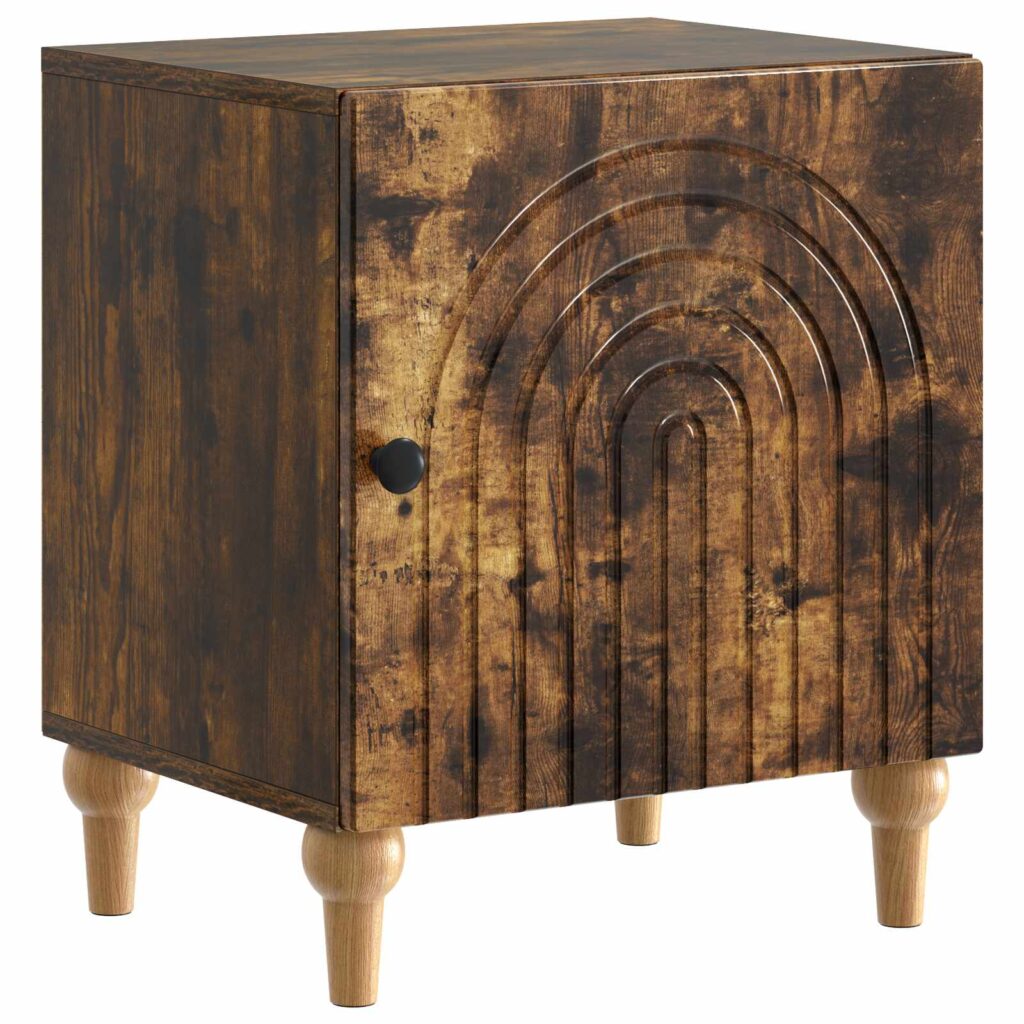 Yöpöytäkaappi Savutammi 43 x 34,5 x 50 cm Tekninen puu