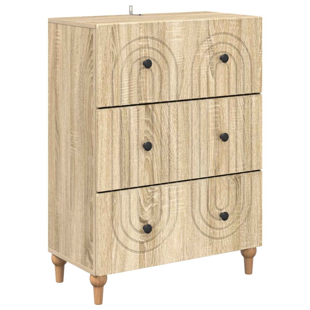 Laatikkokaappi Sonoma-tammi 66 x 34,5 x 90 cm Tekninen puu