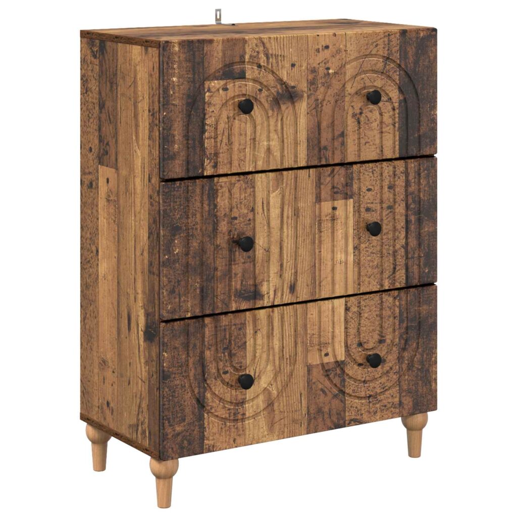 Laatikkokaappi Vanha puu 66 x 34,5 x 90 cm Tekninen puu